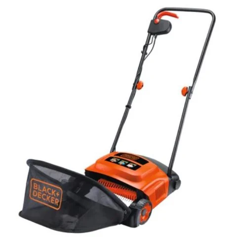 Black & Decker GD300-QS, eldriven mossrivare med uppsamlare